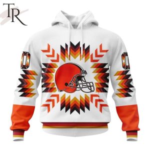 NFL Cleveland Browns Special Design With Native Pattern Hoodie