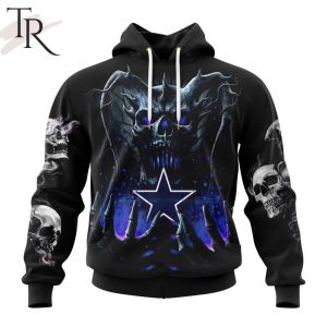 NFL Dallas Cowboys Special Skull Art Design Hoodie