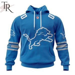 NFL Detroit Lions 2024 Personalized Name And Number Hoodie