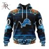 NFL Detroit Lions Special Native Costume Design Hoodie