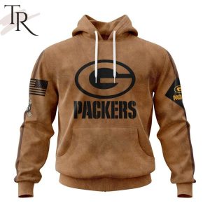 NFL Green Bay Packers Special Salute To Service For Veterans Day Full Printed Hoodie