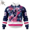 NFL Houston Texans Special Pink Fight Breast Cancer Hoodie