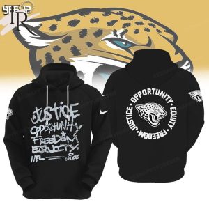 NFL Jacksonville Jaguars Justice Opportunity Equity Freedom Hoodie