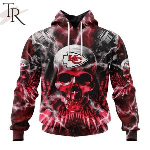 NFL Kansas City Chiefs Special Expendables Skull Design Hoodie