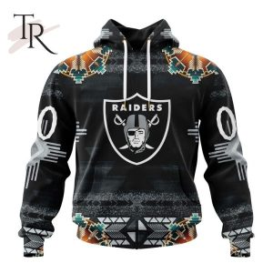 NFL Las Vegas Raiders Special Native Costume Design Hoodie