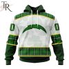 NFL Los Angeles Chargers Special Design For St. Patrick Day Hoodie