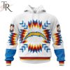 NFL Los Angeles Chargers Special Design With Native Pattern Hoodie