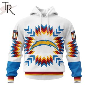 NFL Los Angeles Chargers Special Design With Native Pattern Hoodie