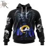 NFL Los Angeles Rams Special Skull Art Design Hoodie