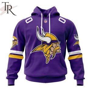 NFL Minnesota Vikings 2024 Personalized Name And Number Hoodie