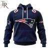 NFL New England Patriots 2024 Personalized Name And Number Hoodie