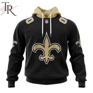 NFL New Orleans Saints 2024 Personalized Name And Number Hoodie