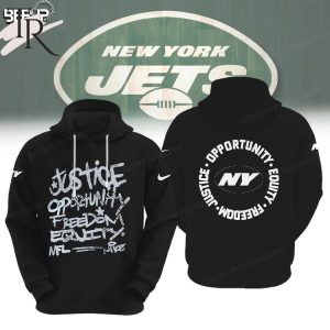 NFL New York Jets Justice Opportunity Equity Freedom Hoodie