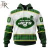 NFL New York Jets Special Design For St. Patrick Day Hoodie