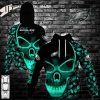 NFL Philadelphia Eagles 3D Neon Skull Design Hoodie