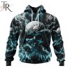 NFL Philadelphia Eagles Special Expendables Skull Design Hoodie