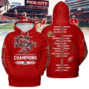 NFL San Francisco 49ers NFC Champions 2023 Hoodie – Red