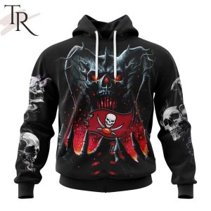 NFL Tampa Bay Buccaneers Special Skull Art Design Hoodie