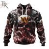 NFL Washington Commanders Special Expendables Skull Design Hoodie