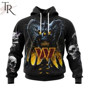 NFL Washington Commanders Special Skull Art Design Hoodie