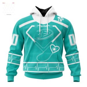 NHL Anaheim Ducks Personalized Special Design Honoring Healthcare Heroes Hoodie