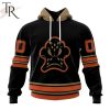 NHL Anaheim Ducks Special Blackout Design Hoodie