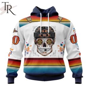 NHL Anaheim Ducks Special Design For Dia De Los Muertos Hoodie