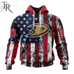 NHL Anaheim Ducks Special Design For Independence Day The Fourth Of July Hoodie