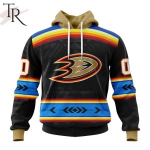 NHL Anaheim Ducks Special Native Heritage Design Hoodie