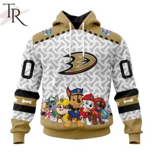 NHL Anaheim Ducks Special PawPatrol Design Hoodie