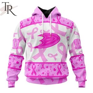 NHL Anaheim Ducks Special Pink October Breast Cancer Awareness Month Hoodie