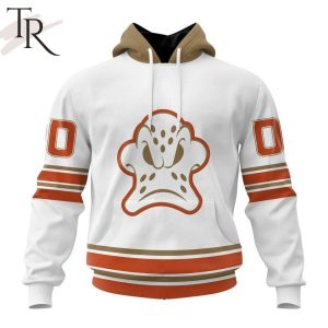 NHL Anaheim Ducks Special Whiteout Design Hoodie