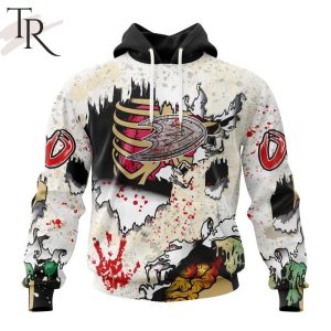 NHL Anaheim Ducks Special Zombie Style For Halloween Hoodie