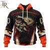 NHL Anaheim Ducks Specialized Design Jersey With Your Ribs For Halloween Hoodie