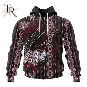 NHL Arizona Coyotes Special Skull Native Design Hoodie