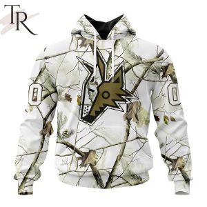 NHL Arizona Coyotes Special White Winter Hunting Camo Design Hoodie