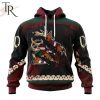 NHL Arizona Coyotes Specialized Design Jersey With Your Ribs For Halloween Hoodie