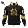 NHL Boston Bruins Special Black And Gold Design Hoodie