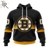 NHL Boston Bruins Special Black And Gradient Design Hoodie