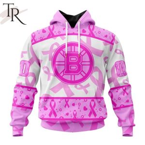 NHL Boston Bruins Special Pink October Breast Cancer Awareness Month Hoodie