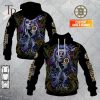 NHL Boston Bruins Tattoo Girl Artwork 2023 Unisex Hoodie