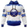 NHL Buffalo Sabres Autism Awareness Custom Name And Number 3D Hoodie