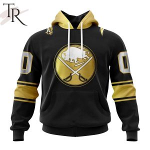 NHL Buffalo Sabres Special Black And Gold Design Hoodie