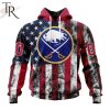 NHL Buffalo Sabres Special Design For Independence Day The Fourth Of July Hoodie