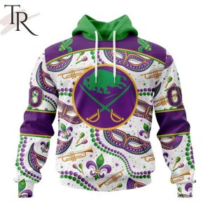 NHL Buffalo Sabres Special Mardi Gras Design Hoodie