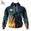 NHL Buffalo Sabres Special Star Wars The Mandalorian Design Hoodie