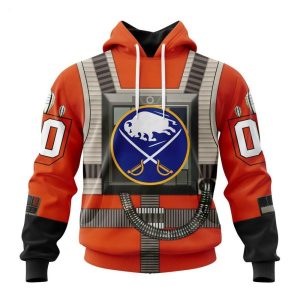 NHL Buffalo Sabres Star Wars Rebel Pilot Design Personalized Hoodie