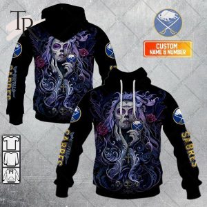 NHL Buffalo Sabres Tattoo Girl Artwork 2023 Unisex Hoodie