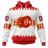 NHL Calgary Flames Autism Awareness Custom Name And Number 3D Hoodie