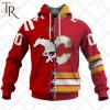 NHL Calgary Flames Mix CFL Calgary Stampeders Hoodie